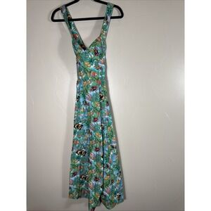 Geary Roark‎ Dress Sleeveless Underwater Fish Underwire Bust Size 4